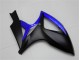 Suzuki GSXR 600 / 750 K6 2006-2007 - Preto Azul Suzuki GSXR 600 / 750 K6 2006-2007 - Preto Azul