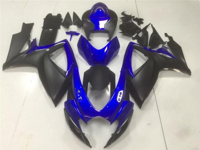 Suzuki GSXR 600 / 750 K6 2006-2007 - Preto Azul Suzuki GSXR 600 / 750 K6 2006-2007 - Preto Azul