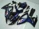 Suzuki GSXR 600 / 750 K6 2006-2007 - Preto Azul Suzuki GSXR 600 / 750 K6 2006-2007 - Preto Azul