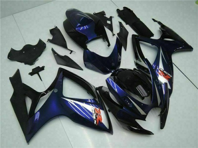 Suzuki GSXR 600 / 750 K6 2006-2007 - Preto Azul Suzuki GSXR 600 / 750 K6 2006-2007 - Preto Azul