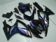 Suzuki GSXR 600 / 750 K6 2006-2007 - Preto Azul Suzuki GSXR 600 / 750 K6 2006-2007 - Preto Azul