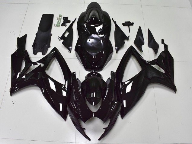 Suzuki GSXR 600 / 750 K6 2006-2007 - Preto Brilhante Suzuki GSXR 600 / 750 K6 2006-2007 - Preto Brilhante