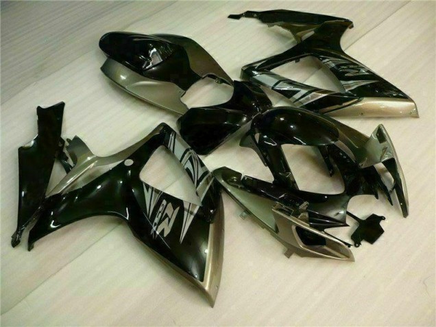 Suzuki GSXR 600 / 750 K6 2006-2007 - Preto Cinzento Suzuki GSXR 600 / 750 K6 2006-2007 - Preto Cinzento
