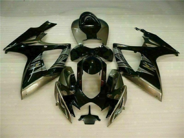 Suzuki GSXR 600 / 750 K6 2006-2007 - Preto Cinzento Suzuki GSXR 600 / 750 K6 2006-2007 - Preto Cinzento