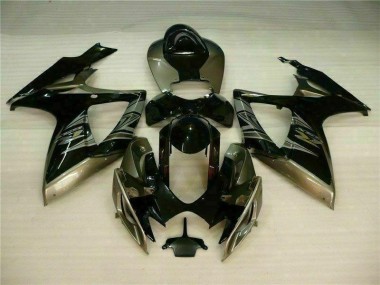 Suzuki GSXR 600 / 750 K6 2006-2007 - Preto Cinzento