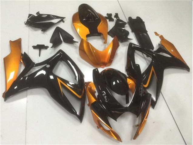 Suzuki GSXR 600 / 750 K6 2006-2007 - Preto Laranja Suzuki GSXR 600 / 750 K6 2006-2007 - Preto Laranja