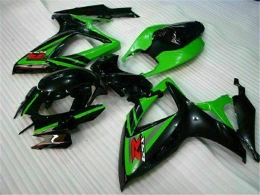 Suzuki GSXR 600 / 750 K6 2006-2007 - Preto Verde