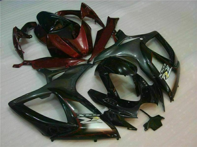 Suzuki GSXR 600 / 750 K6 2006-2007 - Preto Vermelho Suzuki GSXR 600 / 750 K6 2006-2007 - Preto Vermelho
