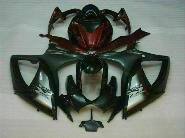 Suzuki GSXR 600 / 750 K6 2006-2007 - Preto Vermelho Suzuki GSXR 600 / 750 K6 2006-2007 - Preto Vermelho