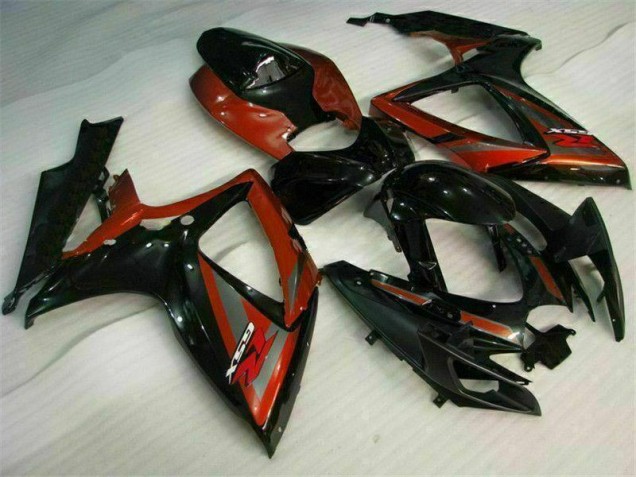 Suzuki GSXR 600 / 750 K6 2006-2007 - Preto Vermelho Suzuki GSXR 600 / 750 K6 2006-2007 - Preto Vermelho