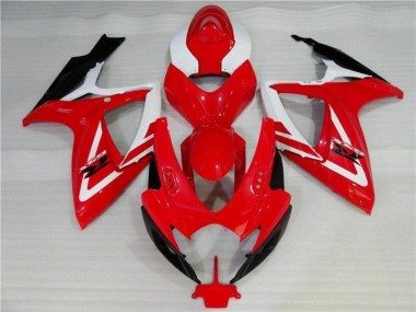 Suzuki GSXR 600 / 750 K6 2006-2007 - Vermelho Branco