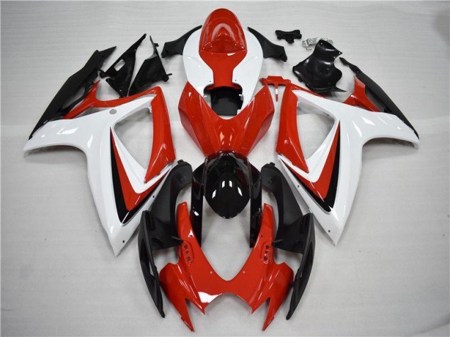 Suzuki GSXR 600 / 750 K6 2006-2007 - Vermelho Preto Suzuki GSXR 600 / 750 K6 2006-2007 - Vermelho Preto