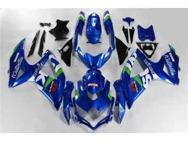 Suzuki GSXR 600 / 750 K8 2008-2010 - Azul Branco Verde