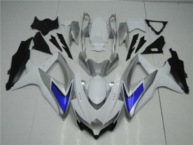Suzuki GSXR 600 / 750 K8 2008-2010 - Branco Prata Azul