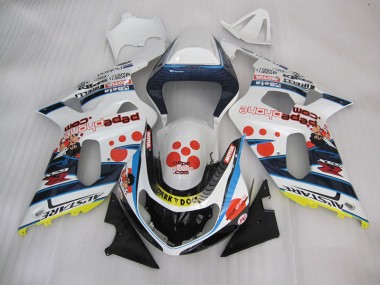 Suzuki GSXR 600 K1 K2 K3 2001-2003 - Branco Azul Dark Dog