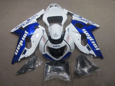 Suzuki GSXR 600 K1 K2 K3 2001-2003 - Branco Azul Motul