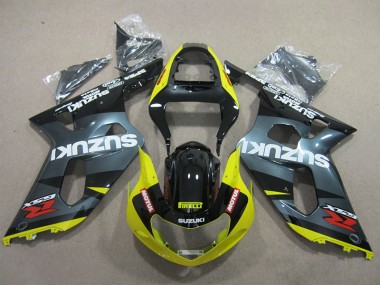 Suzuki GSXR 600 K1 K2 K3 2001-2003 - Preto Amarelo Motul