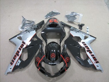 Suzuki GSXR 600 K1 K2 K3 2001-2003 - Preto Prata