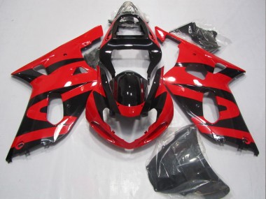 Suzuki GSXR 600 K1 K2 K3 2001-2003 - Preto Vermelho