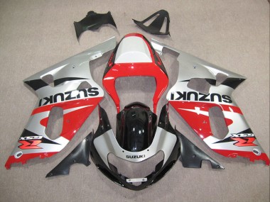 Suzuki GSXR 600 K1 K2 K3 2001-2003 - Vermelho Prata