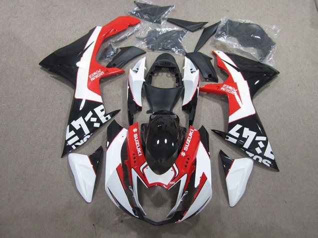 Suzuki GSXR 600 K11 2011-2021 - Preto Vermelho Branco