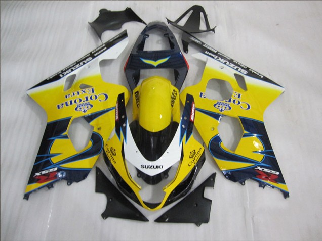 Suzuki GSXR 600 K4 2004-2005 - Amarelo Azul Corona Extra Suzuki GSXR 600 K4 2004-2005 - Amarelo Azul Corona Extra