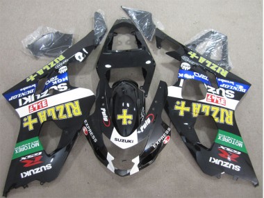 Suzuki GSXR 600 K4 2004-2005 - Preto Amarelo Rizla