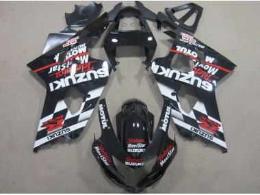 Suzuki GSXR 600 K4 2004-2005 - Preto Vermelho Telefumia Movistar