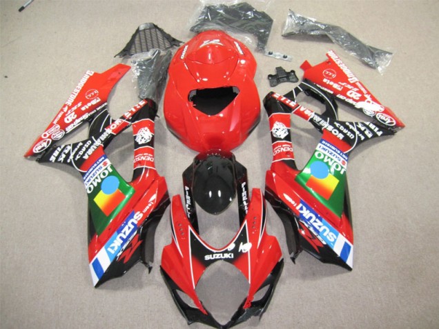 Suzuki GSXR 600 K4 2004-2005 - Vermelho Preto Suzuki GSXR 600 K4 2004-2005 - Vermelho Preto