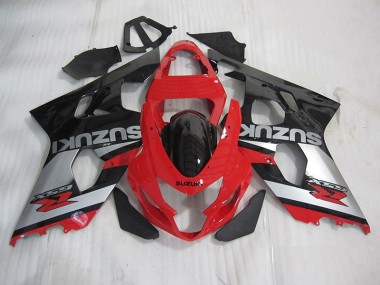 Suzuki GSXR 600 K4 2004-2005 - Vermelho Preto Prata