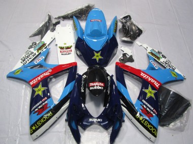 Suzuki GSXR 600 K6 2006-2007 - Azul Branco Rockstar Makita