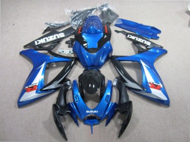 Suzuki GSXR 600 K6 2006-2007 - Azul Preto Branco