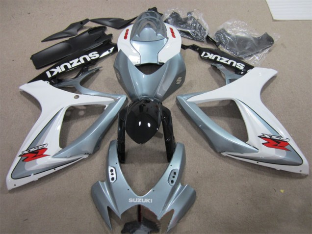 Suzuki GSXR 600 K6 2006-2007 - Branco Cinzento Suzuki GSXR 600 K6 2006-2007 - Branco Cinzento