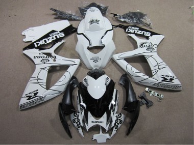 Suzuki GSXR 600 K6 2006-2007 - Branco Preto Corona Extra