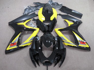 Suzuki GSXR 600 K6 2006-2007 - Preto Amarelo