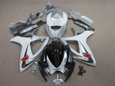 Suzuki GSXR 600 K6 2006-2007 - Preto Branco
