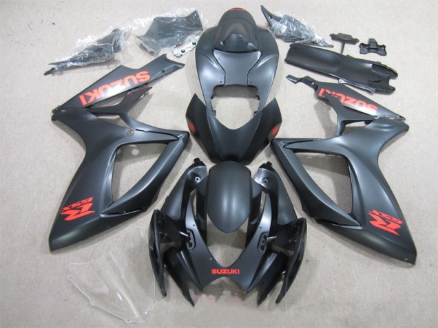 Suzuki GSXR 600 K6 2006-2007 - Preto Vermelho Decalque Suzuki GSXR 600 K6 2006-2007 - Preto Vermelho Decalque