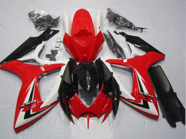 Suzuki GSXR 600 K6 2006-2007 - Preto Vermelho Suzuki GSXR 600 K6 2006-2007 - Preto Vermelho