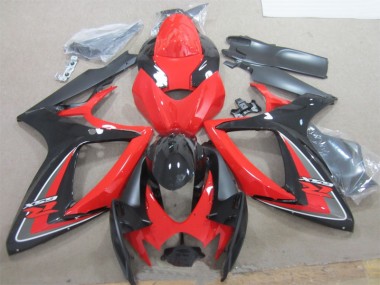 Suzuki GSXR 600 K6 2006-2007 - Preto Vermelho