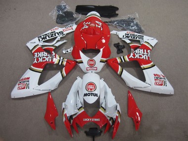 Suzuki GSXR 600 K6 2006-2007 - Vermelho Branco Lucky Strike Motul
