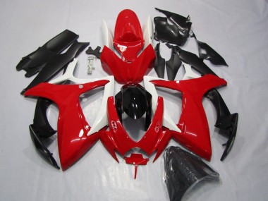 Suzuki GSXR 600 K6 2006-2007 - Vermelho Preto