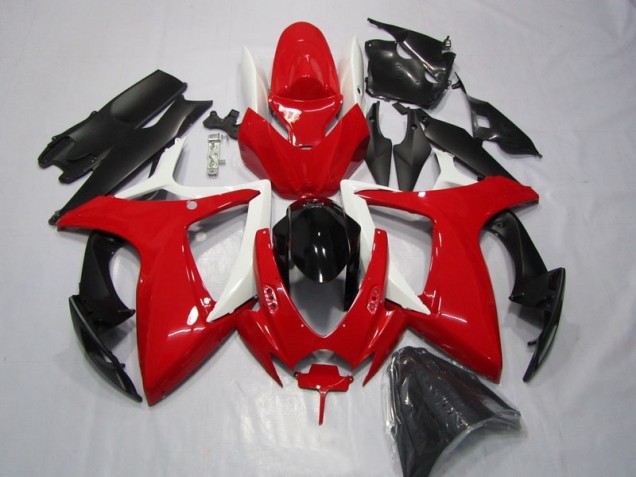 Suzuki GSXR 600 K6 2006-2007 - Vermelho Preto Suzuki GSXR 600 K6 2006-2007 - Vermelho Preto