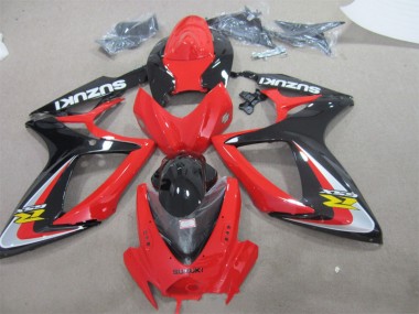Suzuki GSXR 600 K6 2006-2007 - Vermelho Preto
