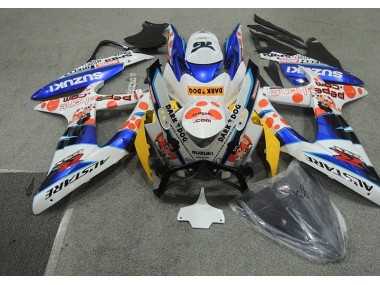 Suzuki GSXR 600 K8 2008-2010 - Branco Azul Dark Dog