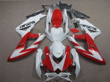 Suzuki GSXR 600 K8 2008-2010 - Branco Vermelho
