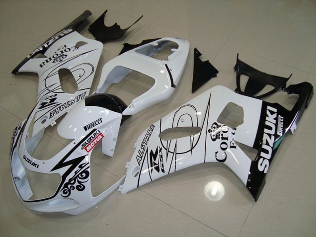 Suzuki GSXR 750 K1 K2 K3 2001-2003 - Branco Alstare Motul