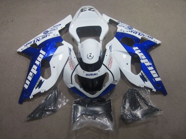 Suzuki GSXR 750 K1 K2 K3 2001-2003 - Branco Azul Motul