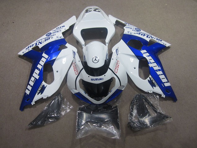 Suzuki GSXR 750 K1 K2 K3 2001-2003 - Branco Azul Motul