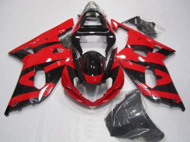 Suzuki GSXR 750 K1 K2 K3 2001-2003 - Preto Vermelho