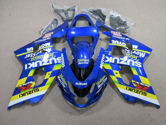 Suzuki GSXR 750 K4 2004-2005 - Azul Telefunica Movistar Motul Suzuki GSXR 750 K4 2004-2005 - Azul Telefunica Movistar Motul